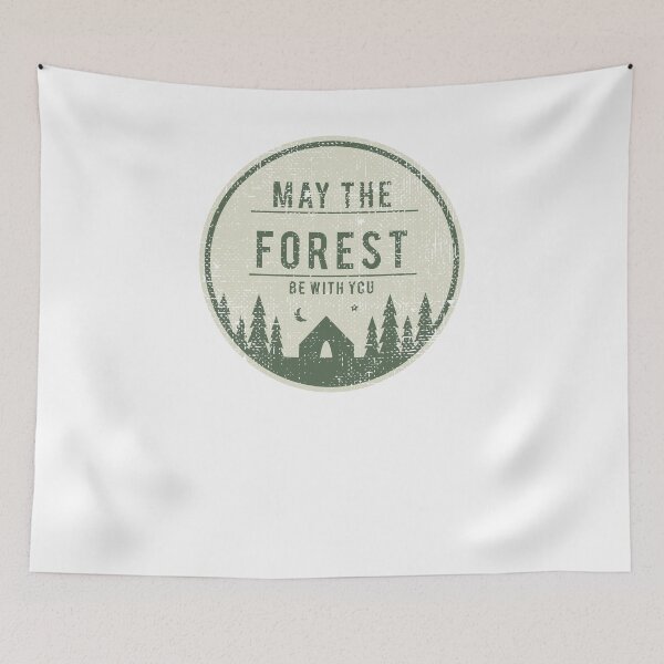 Item preview, Funny camping | May The Forest Be With You  designed and sold by ETIndustries.