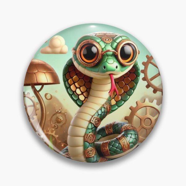 Item preview, Steampunk Rinkhals Snake designed and sold by Sillytoe.