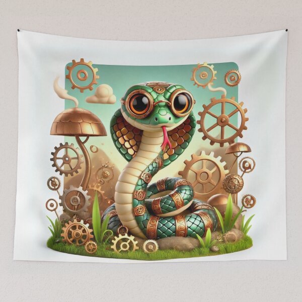 Item preview, Steampunk Rinkhals Snake designed and sold by Sillytoe.