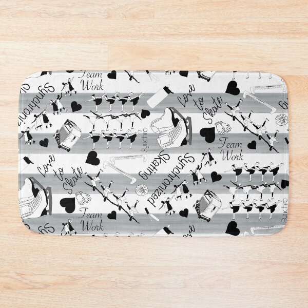Item preview, Synchronized Skating Black and White, Striped Design designed and sold by Purposely Designed.