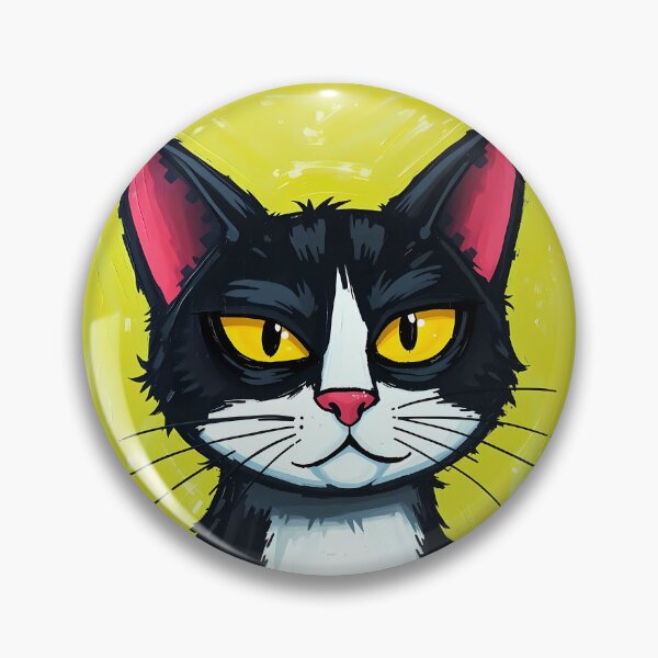 Item preview, A Bold and Colourful But Unimpressed Cat designed and sold by Nosy is Everything.