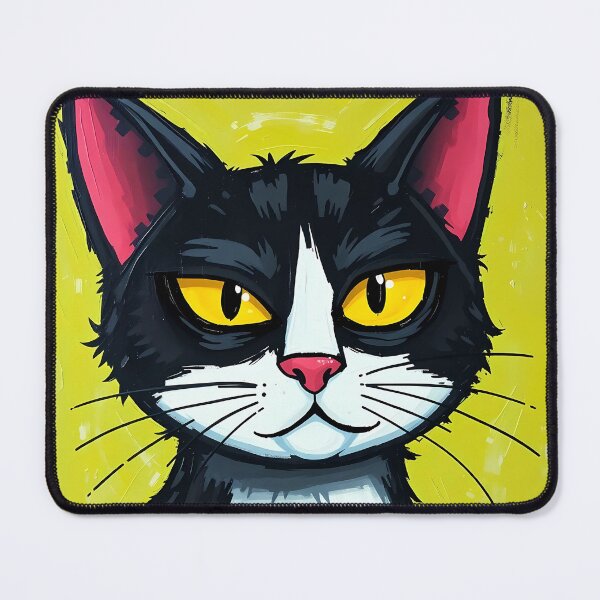 Item preview, A Bold and Colourful But Unimpressed Cat designed and sold by Nosy is Everything.