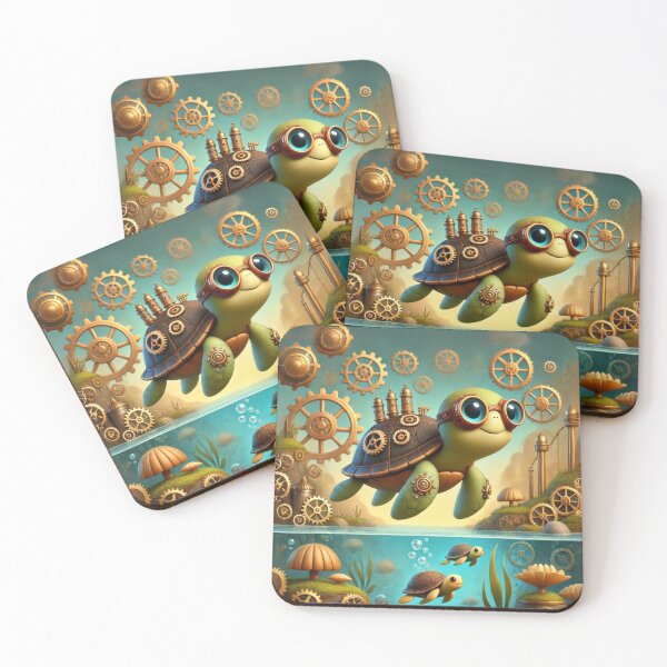 Item preview, Steampunk River Turtle designed and sold by Sillytoe.