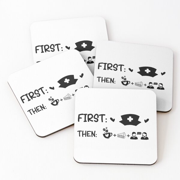 Item preview, Nursing Puns - First Nursing Then Coffee, Cake And Conversation designed and sold by GRABAPSHOP.
