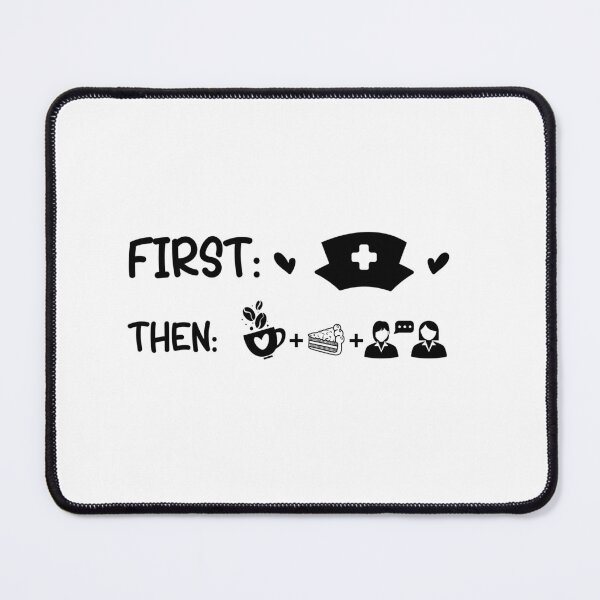 Item preview, Nursing Puns - First Nursing Then Coffee, Cake And Conversation designed and sold by GRABAPSHOP.