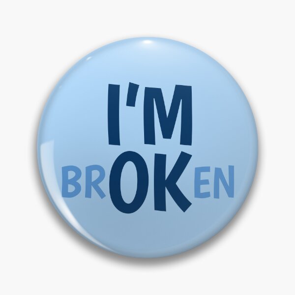 Item preview, I'M Ok (Broken) | Blue designed and sold by FilipeFerreira.