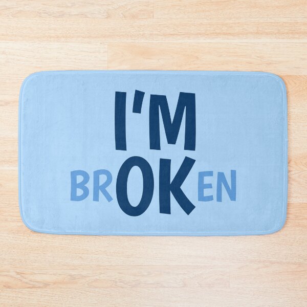 Item preview, I'M Ok (Broken) | Blue designed and sold by FilipeFerreira.