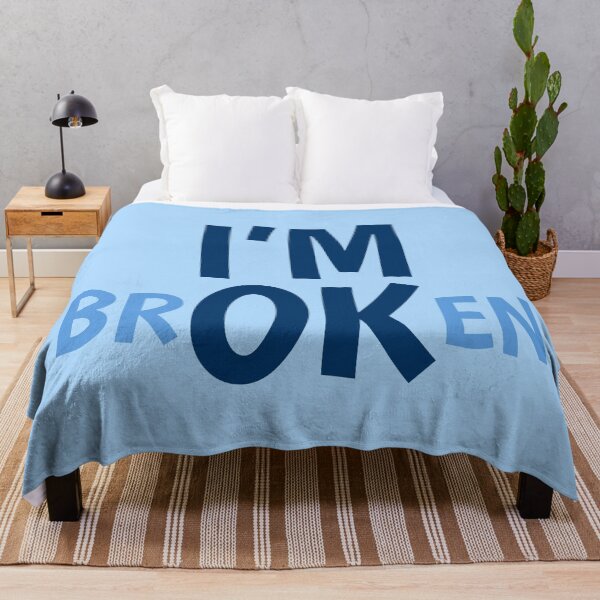 Item preview, I'M Ok (Broken) | Blue designed and sold by FilipeFerreira.
