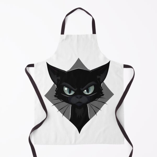Item preview, Gato negro enojado en un diseño de estilo de logotipo designed and sold by Nosy is Everything.