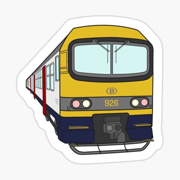 Artikel-Vorschau von NMBS/SNCB MR86/AM86 „Duikbril“, designt und verkauft von TrainsWithYarne.