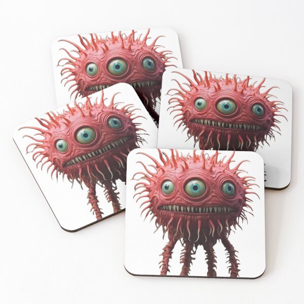 Item preview, Red Monster 1 designed and sold by Freewebnuaiart.