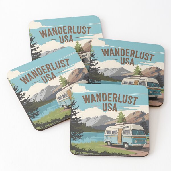 Artikelvorschau, Wanderlust USA entworfen und verkauft von ArtFlow Creations.