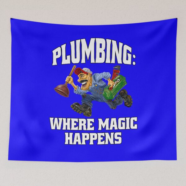 Item preview, Occupation Plumber Funny Plumbing: Where Magic Happens designed and sold by fantasticdesign.