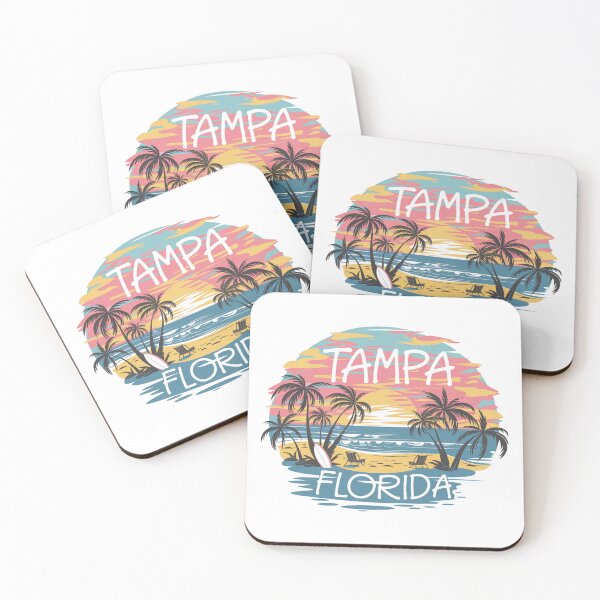 Item preview, Tampa Florida | Tropical Sunset in Tampa designed and sold by CircinusStore.