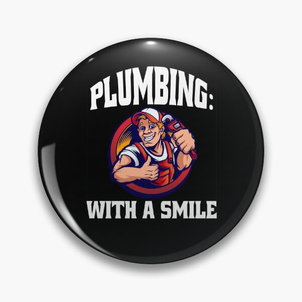 Item preview, Occupation Plumber Funny Art Design Plumbing: With A Smile designed and sold by fantasticdesign.
