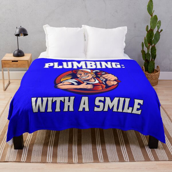 Item preview, Occupation Plumber Funny Art Design Plumbing: With A Smile designed and sold by fantasticdesign.