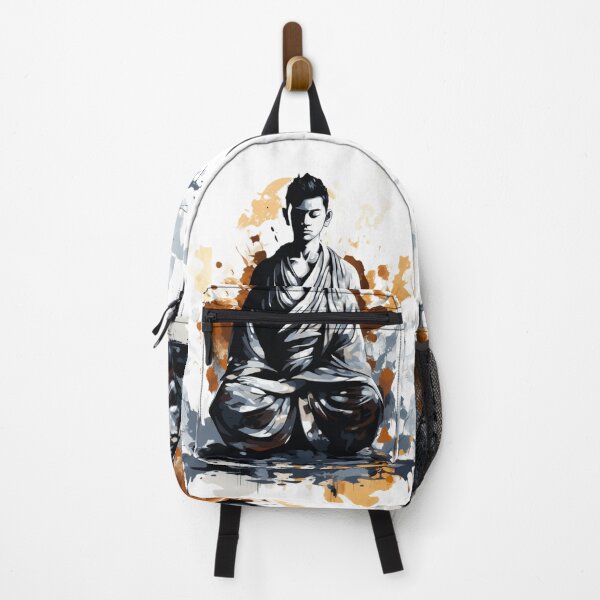 Item preview, Deep Mindfulness Meditation Zen Buddha Shaolin Monk Nirvana designed and sold by NikoDeeko.