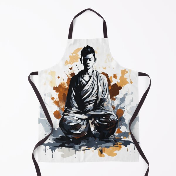 Item preview, Deep Mindfulness Meditation Zen Buddha Shaolin Monk Nirvana designed and sold by NikoDeeko.