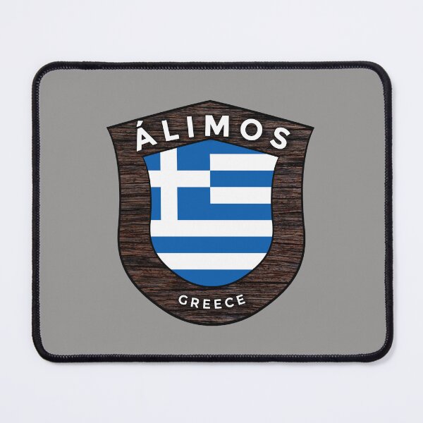 Item preview, Álimos Greece Emblem Flag designed and sold by World Designs.