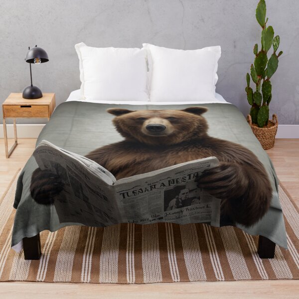 Item preview, Bear Humor Bathroom Wall Art designed and sold by vk09.