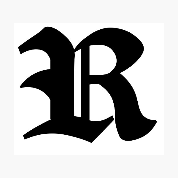 Item preview, Letter 'R' designed and sold by kristimb.