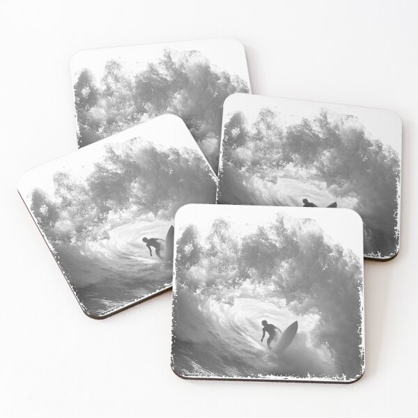 Item preview, BIG WAVE SURFER RIDING THE TUBE BARREL designed and sold by NikoDeeko.