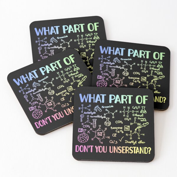 Item preview, What Part of Don’t You Understand – Gift for Chemical Science Enthusiasts designed and sold by ScienceCorner.