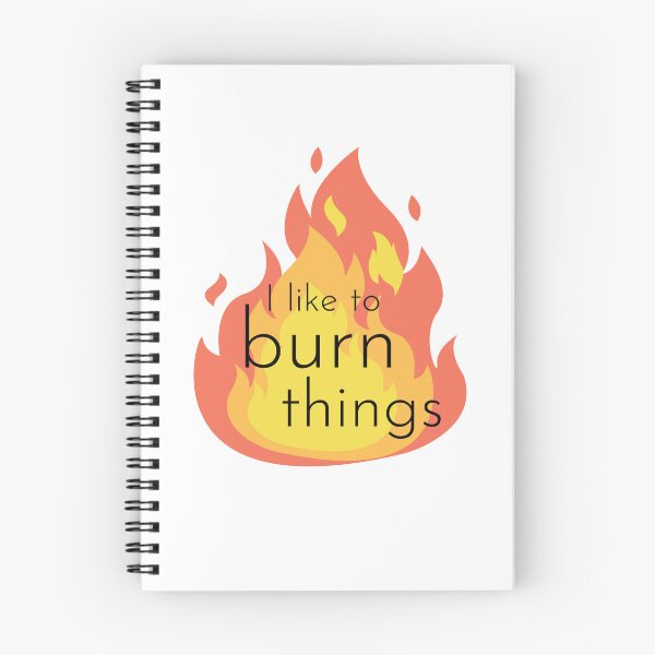 Item preview, I like to Burn Things - Fireball designed and sold by wood burn corner.