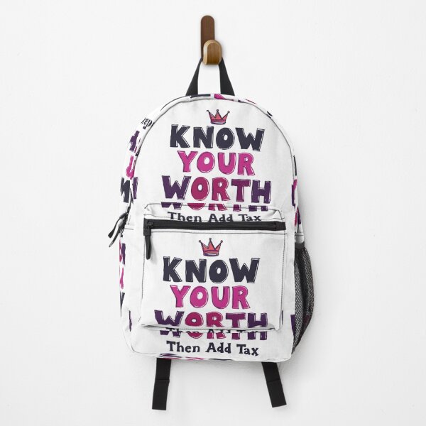 Item preview, Know Your Worth Then Add Tax - Empowerment - queen energy designed and sold by pixelated_echoes.