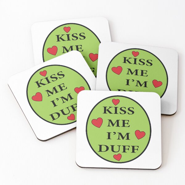 Item preview, Kiss me I'm Duff sticker designed and sold by cubiclecoma.