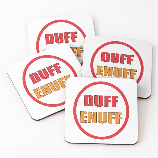 Item preview, Duff Enough sticker designed and sold by cubiclecoma.