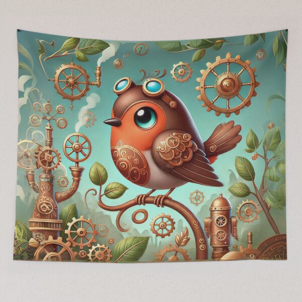 Item preview, Steampunk Robin designed and sold by Sillytoe.