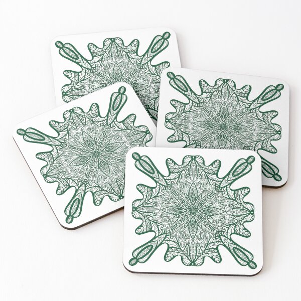 Item preview, Forrest Green Groovy Mandala designed and sold by Anna.Dunning.