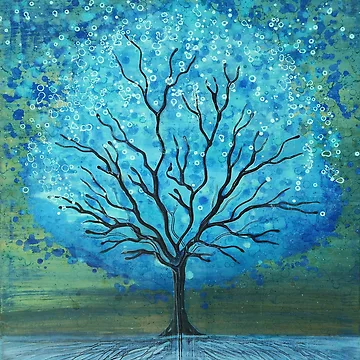 Artwork thumbnail, Blue Magic Tree By Rafi Perez by Rafiwashere