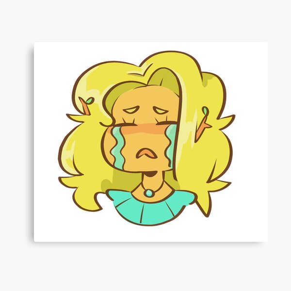 Item preview, Haley Stardew Valley Sad Chibi Sticker Art  designed and sold by slumpher.