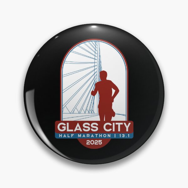Item preview, Glass City - Half Marathon – 13.1 – 2025 designed and sold by Moritz Schwäble.