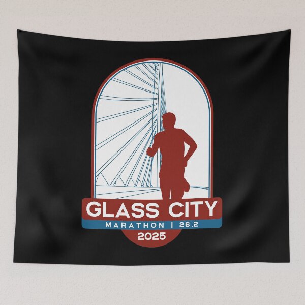 Item preview, Glass City - Marathon – 26.2 – 2025 designed and sold by Moritz Schwäble.