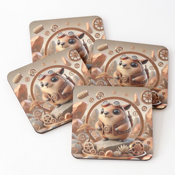 Item preview, Steampunk Rock Hyrax designed and sold by Sillytoe.