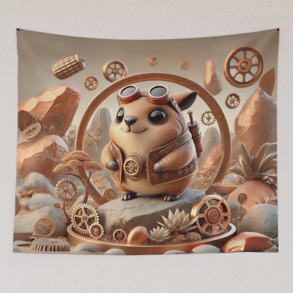 Item preview, Steampunk Rock Hyrax designed and sold by Sillytoe.