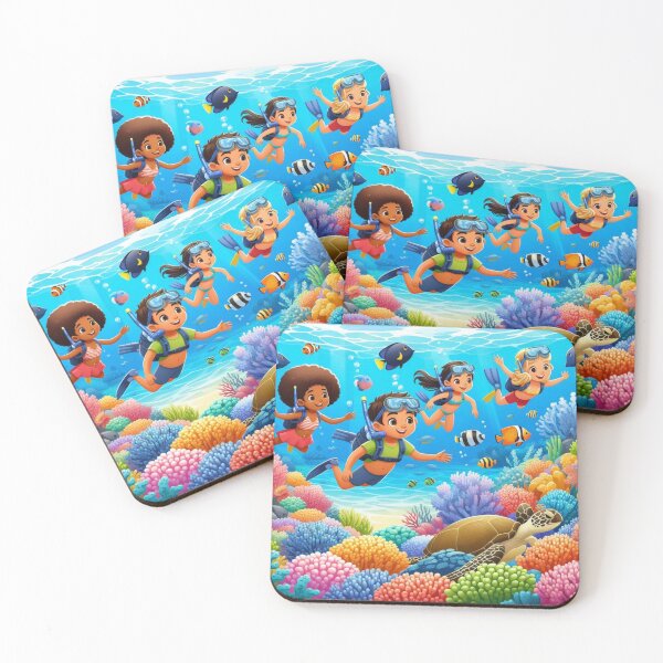 Item preview, Crew of Little Ocean Divers designed and sold by WyckedLynn.