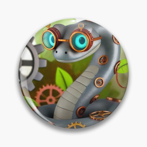 Item preview, Steampunk Rock Python designed and sold by Sillytoe.