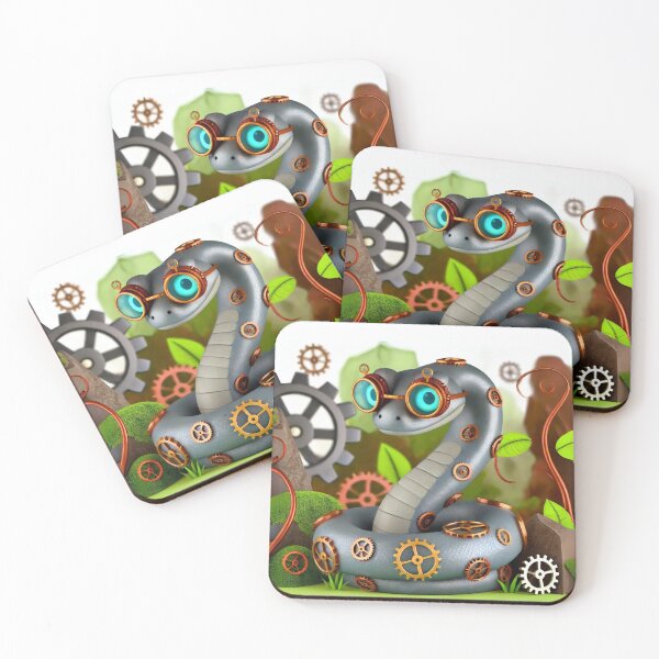 Item preview, Steampunk Rock Python designed and sold by Sillytoe.