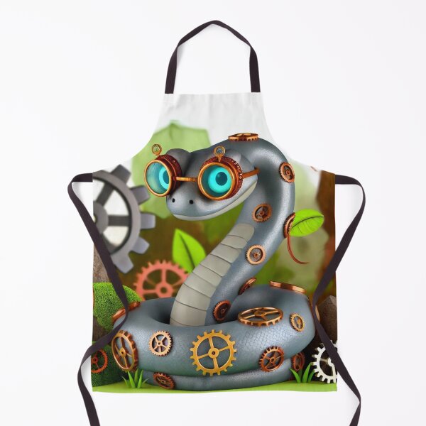 Item preview, Steampunk Rock Python designed and sold by Sillytoe.