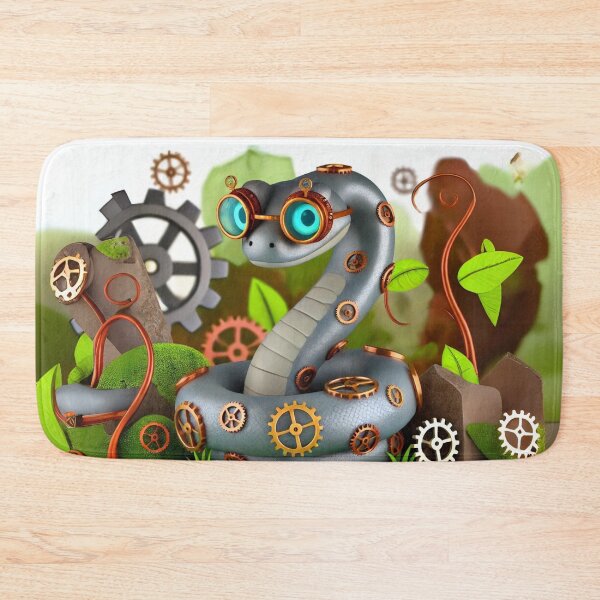 Item preview, Steampunk Rock Python designed and sold by Sillytoe.