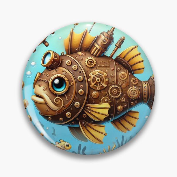 Item preview, Steampunk Rockfish designed and sold by Sillytoe.