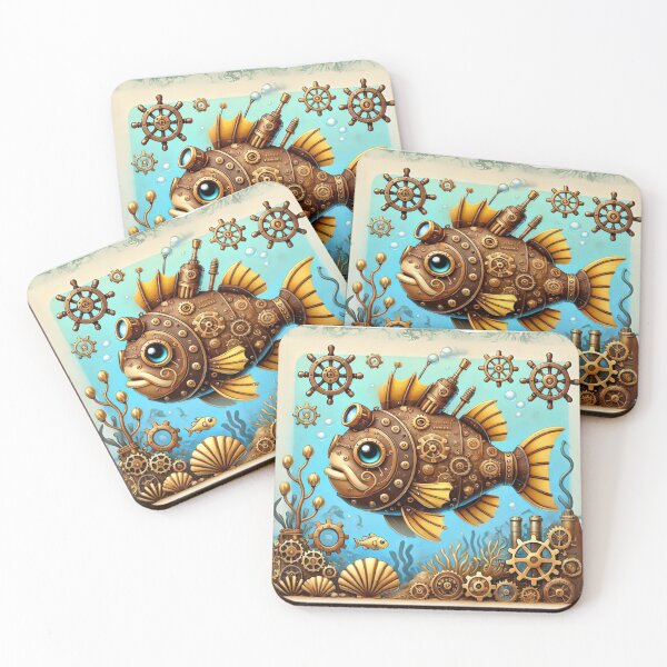Item preview, Steampunk Rockfish designed and sold by Sillytoe.