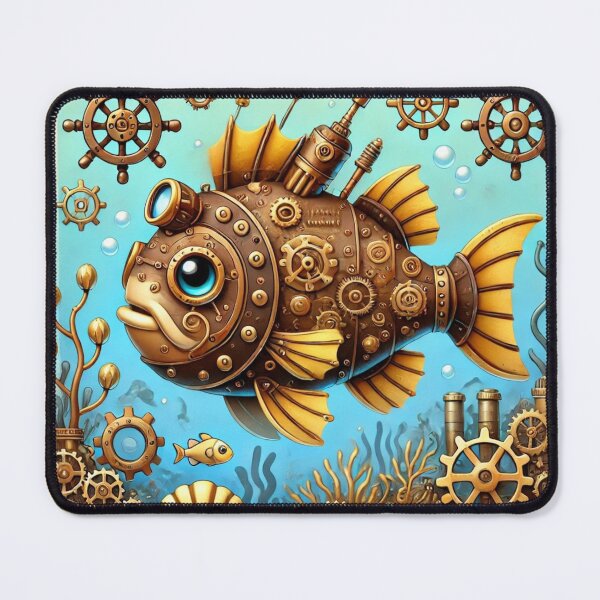 Item preview, Steampunk Rockfish designed and sold by Sillytoe.