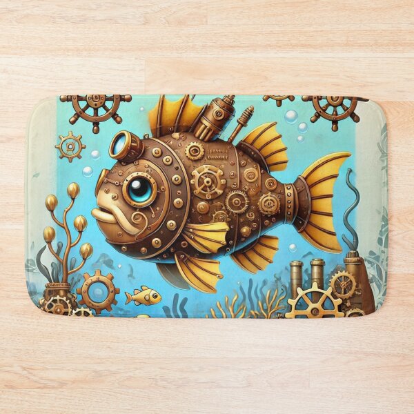 Item preview, Steampunk Rockfish designed and sold by Sillytoe.