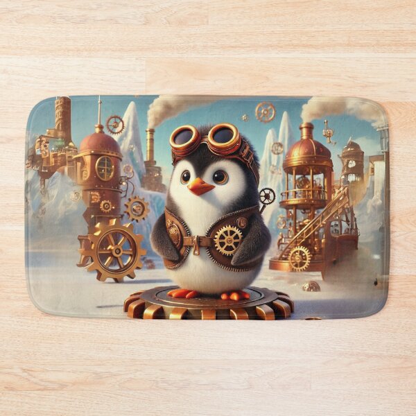 Item preview, Steampunk Rockhopper Penguin designed and sold by Sillytoe.