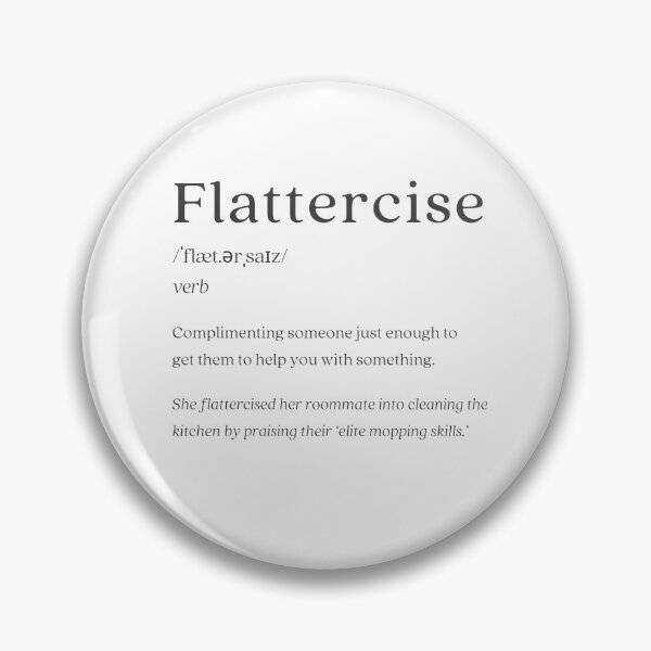 Artikelvorschau, Wörterbuch: Flattercise entworfen und verkauft von nature. electrified..